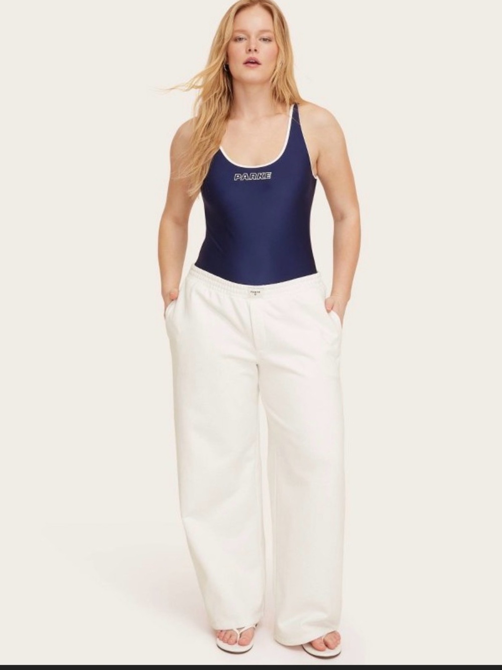 Target x Parke High Rise Boxer Sweatpants NWT - Picture 2 of 6